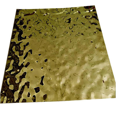 l'ondulazione dell'acqua del pannello di parete SS201 430 304 di 1000mm ha martellato lo strato di acciaio inossidabile